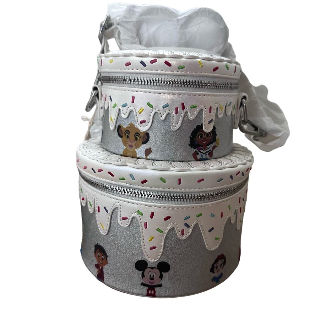 Loungefly|Disney|100‎ Anniversary Celebration Cake|NWT|Crossbody Bag